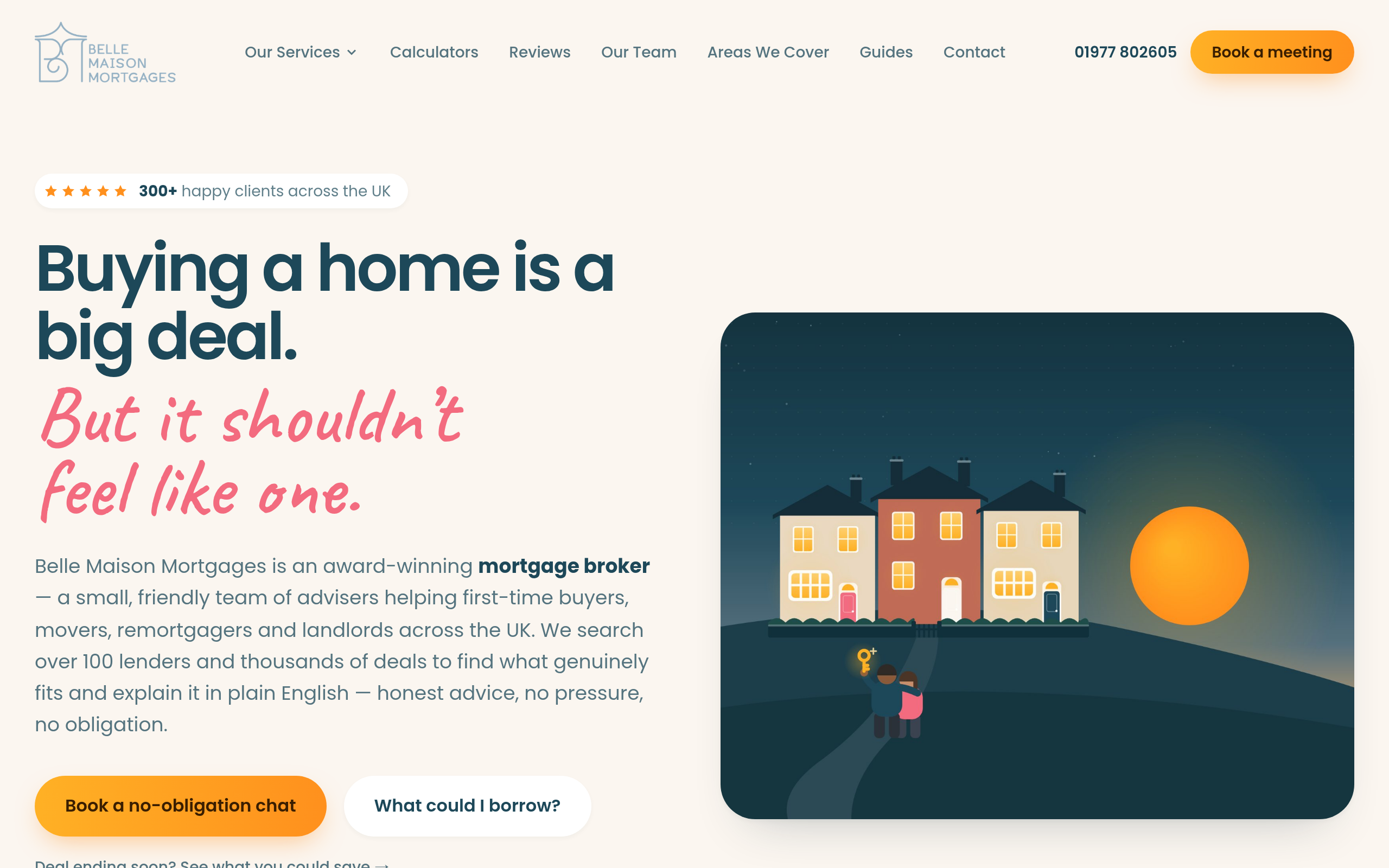 A regulated mortgage broker's lead engine, rebuilt off WordPress — website